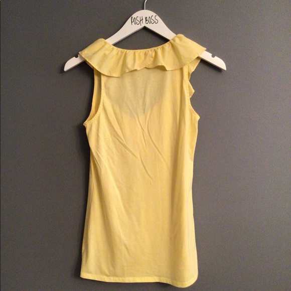 Lilly Pulitzer Yellow Ruffle Tank - Picture 4 of 4